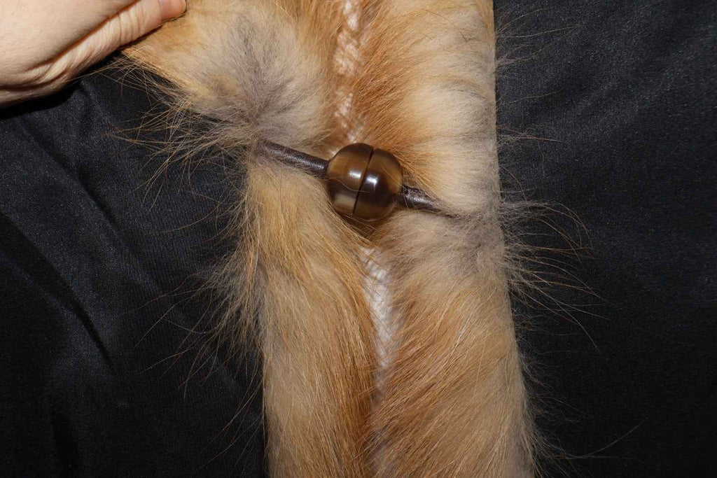 Incredible Red Fox Boa, Optional Matching Hat Real Fur Scarf Shawl