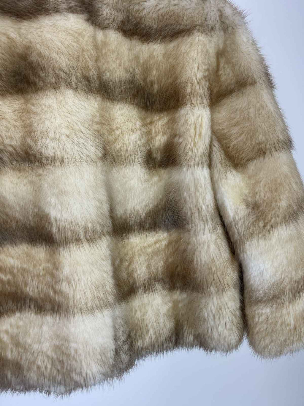 Real Fur Coat STUNNING Modern style, Mink? Marten? Fitch?