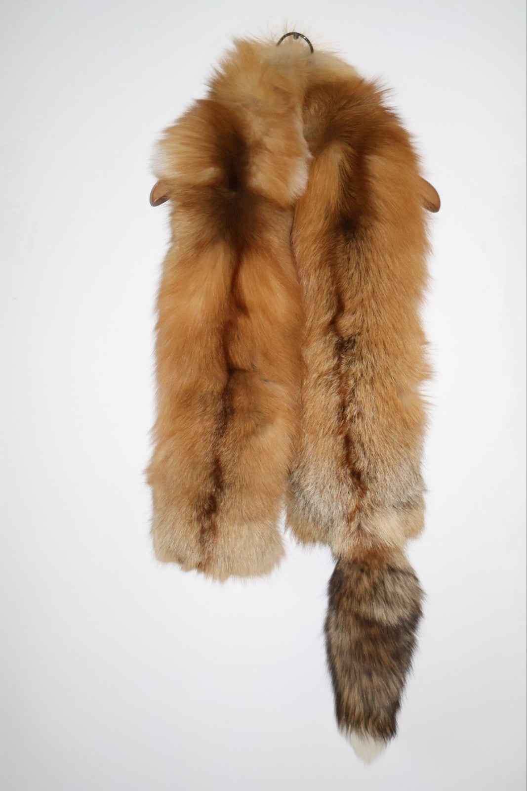 Incredible Red Fox Boa, Optional Matching Hat Real Fur Scarf Shawl