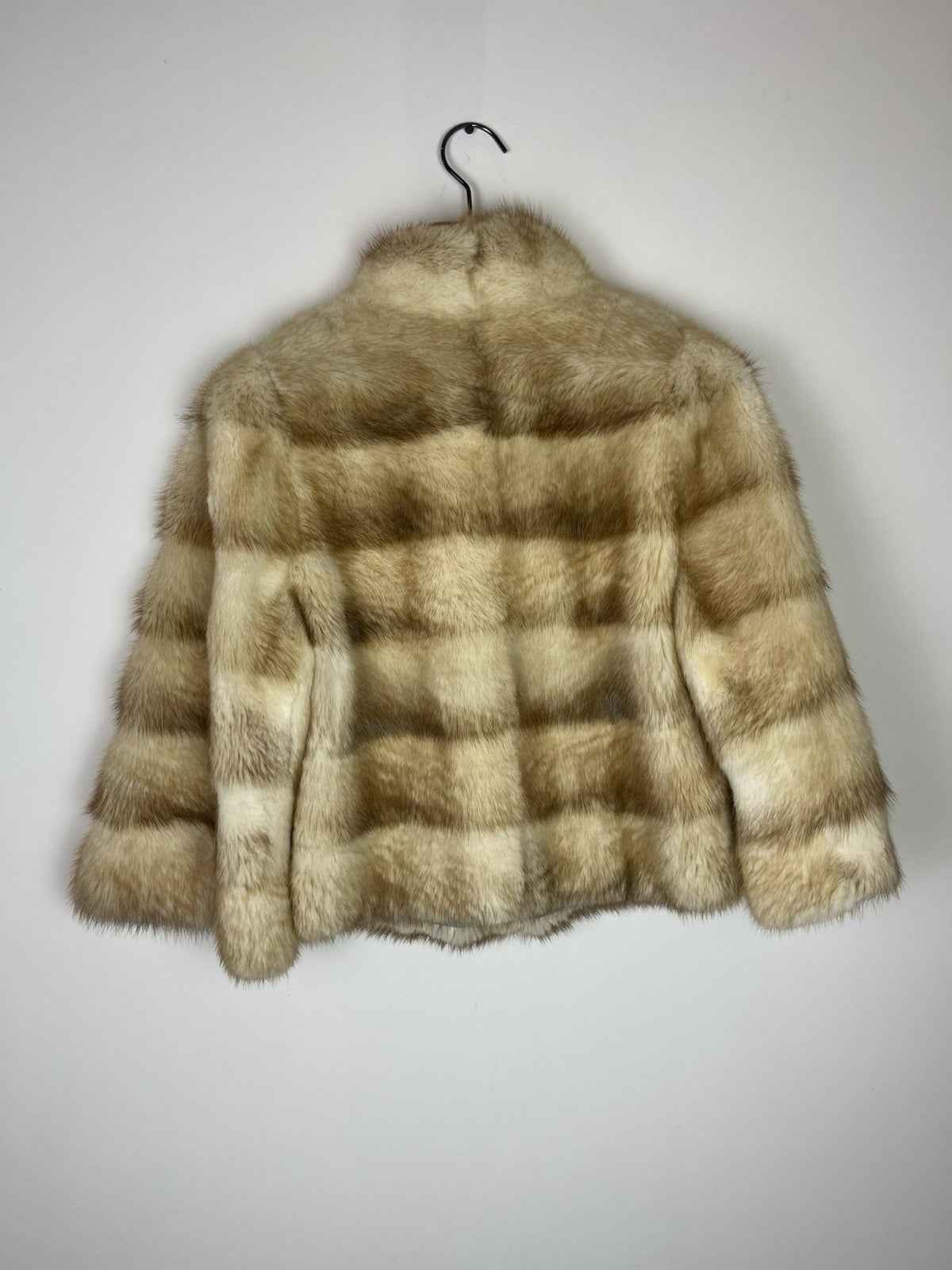 Real Fur Coat STUNNING Modern style, Mink? Marten? Fitch?