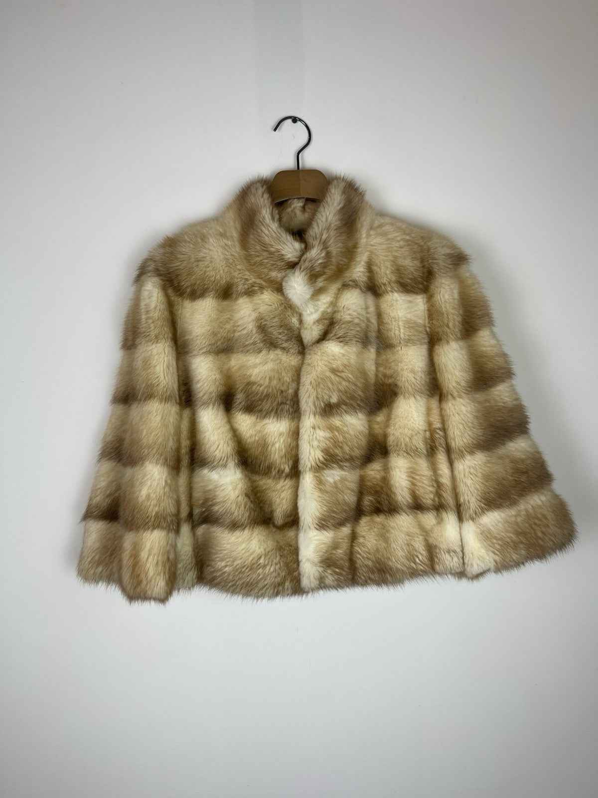 Real Fur Coat STUNNING Modern style, Mink? Marten? Fitch?