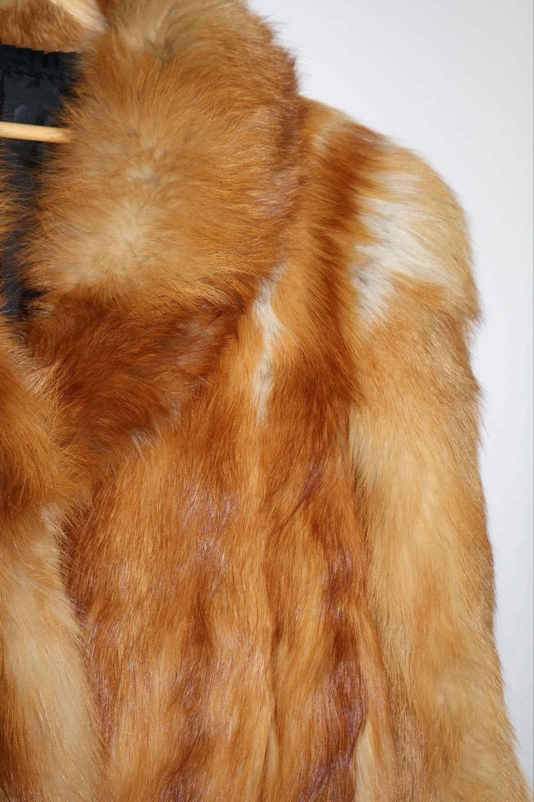 UNIQUE And FABULOUS Full Length Vintage Red Fox Fur Coat Real Fur Size Medium 87
