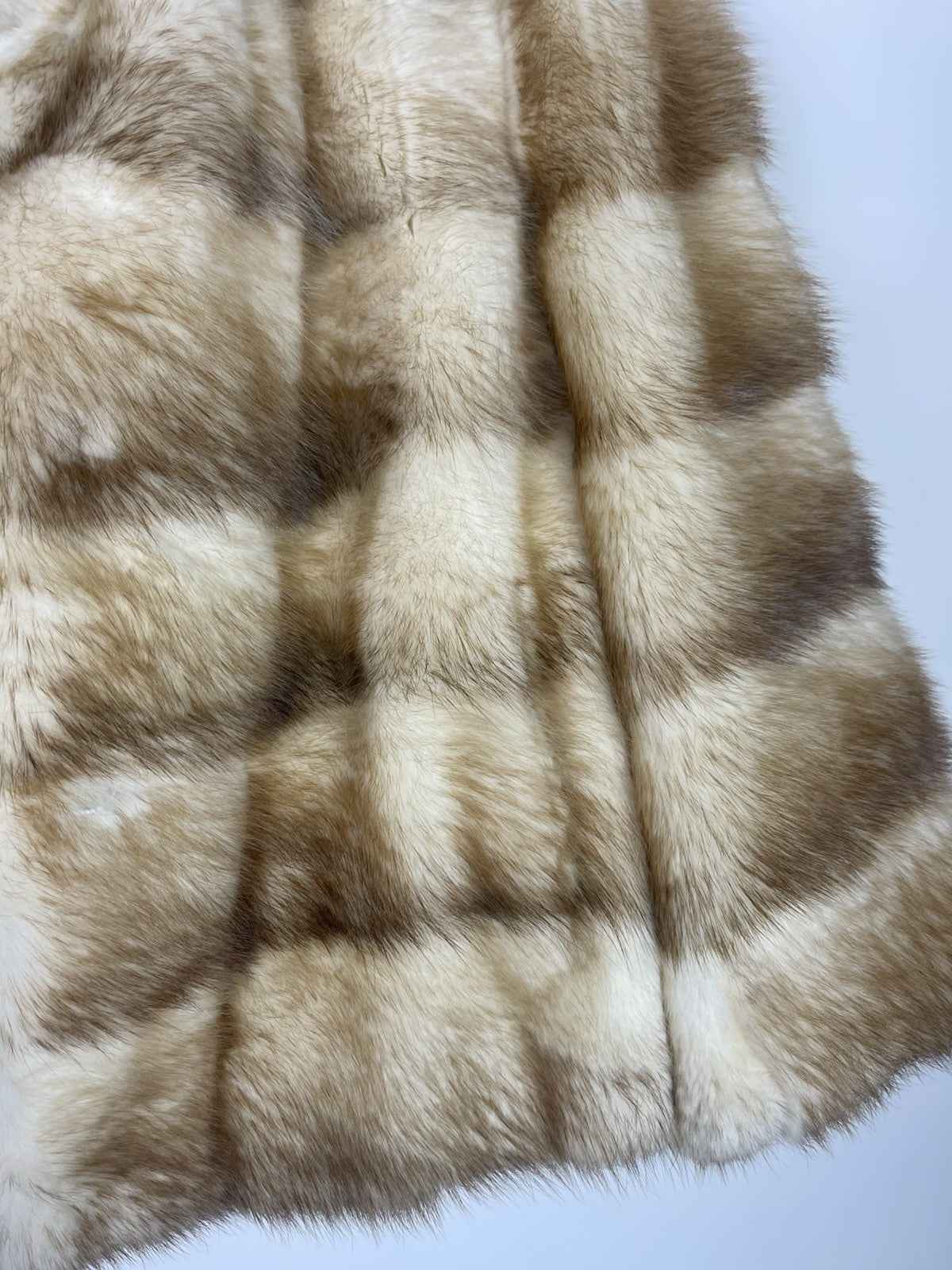 Real Fur Coat STUNNING Modern style, Mink? Marten? Fitch?
